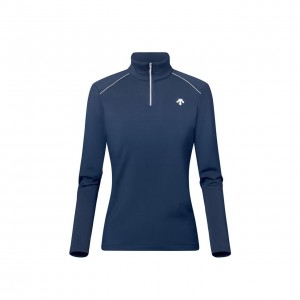 Descente Shoulder Trim T-neck T-neck Damen | 63957-MSXY